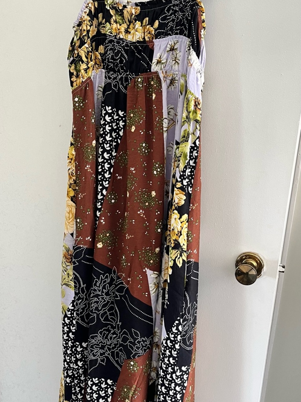 Maeve by Anthropologie Patchwork Floral Spring Maxi Dress XS - Picture 2 of 6